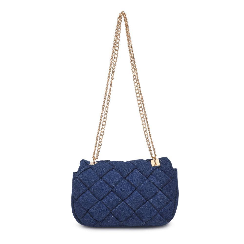 Giselle Denim Woven Crossbody