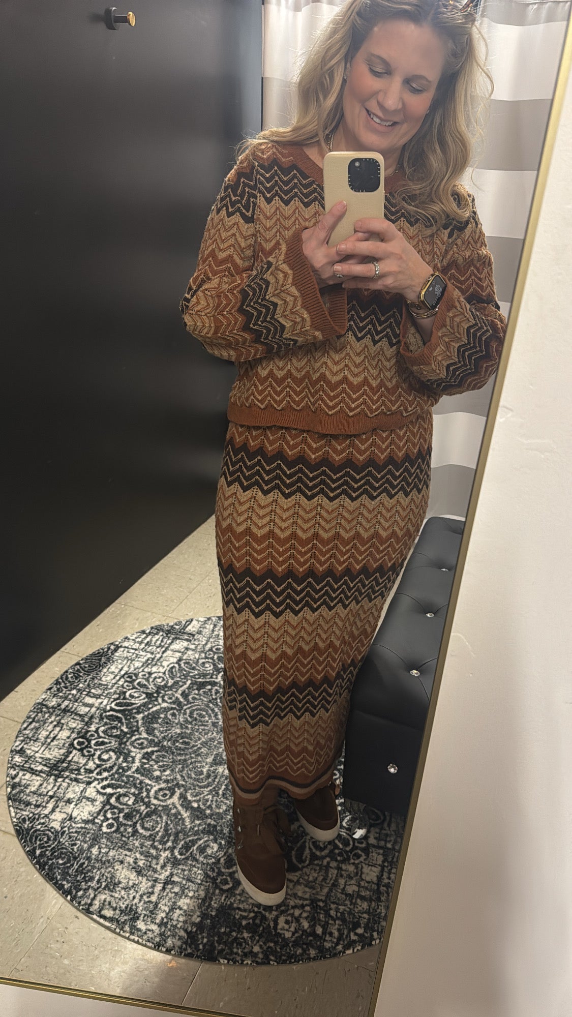 Chevron Sweater Set