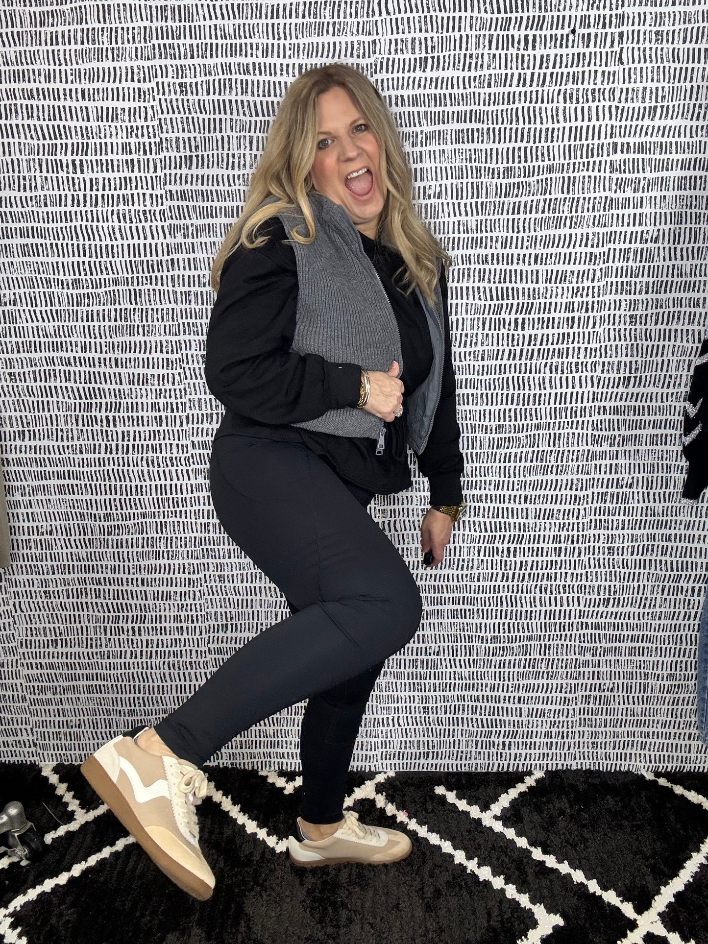 Tapered Band Solid HW Legging