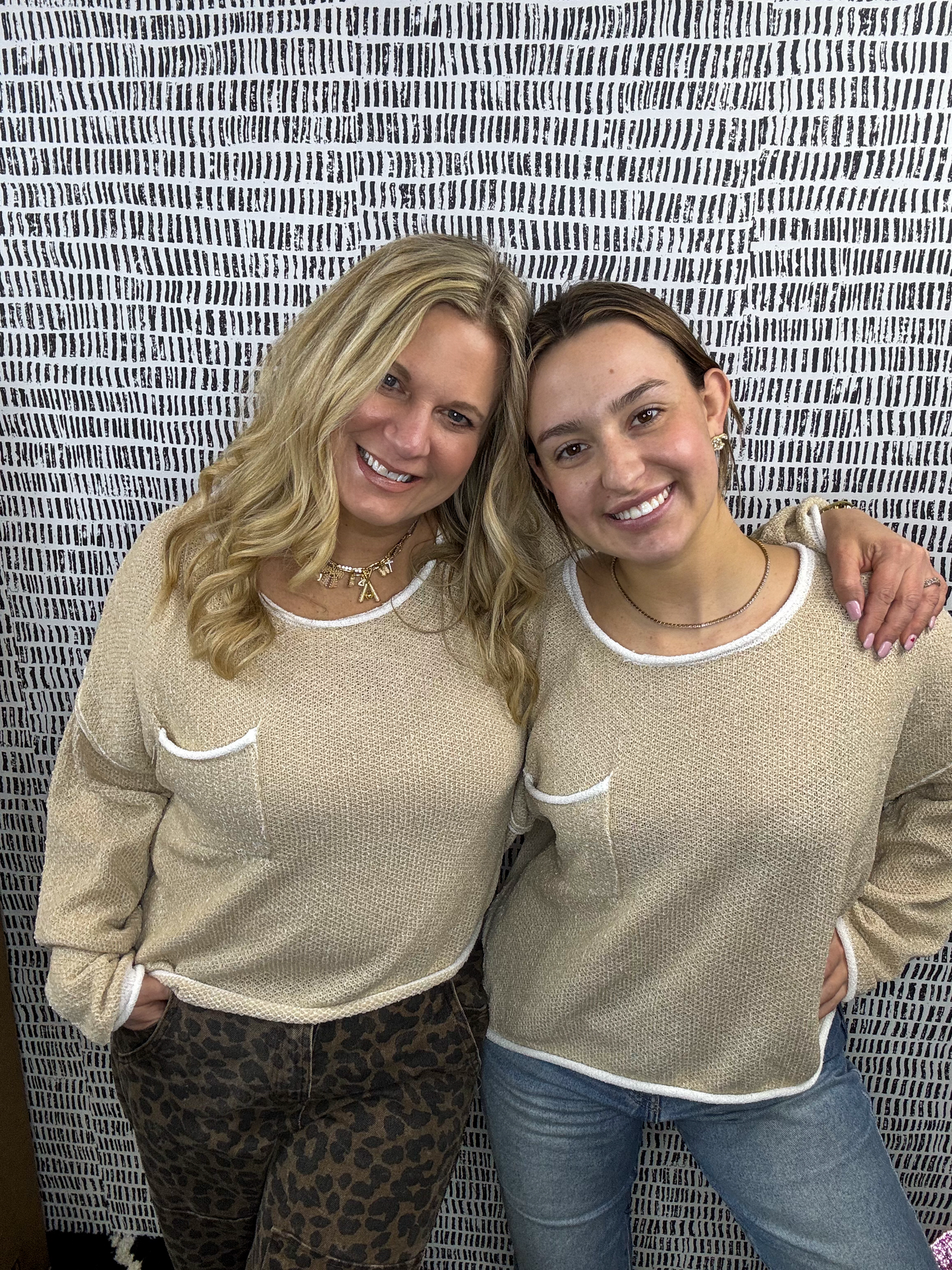 Round Neck Sweater Top