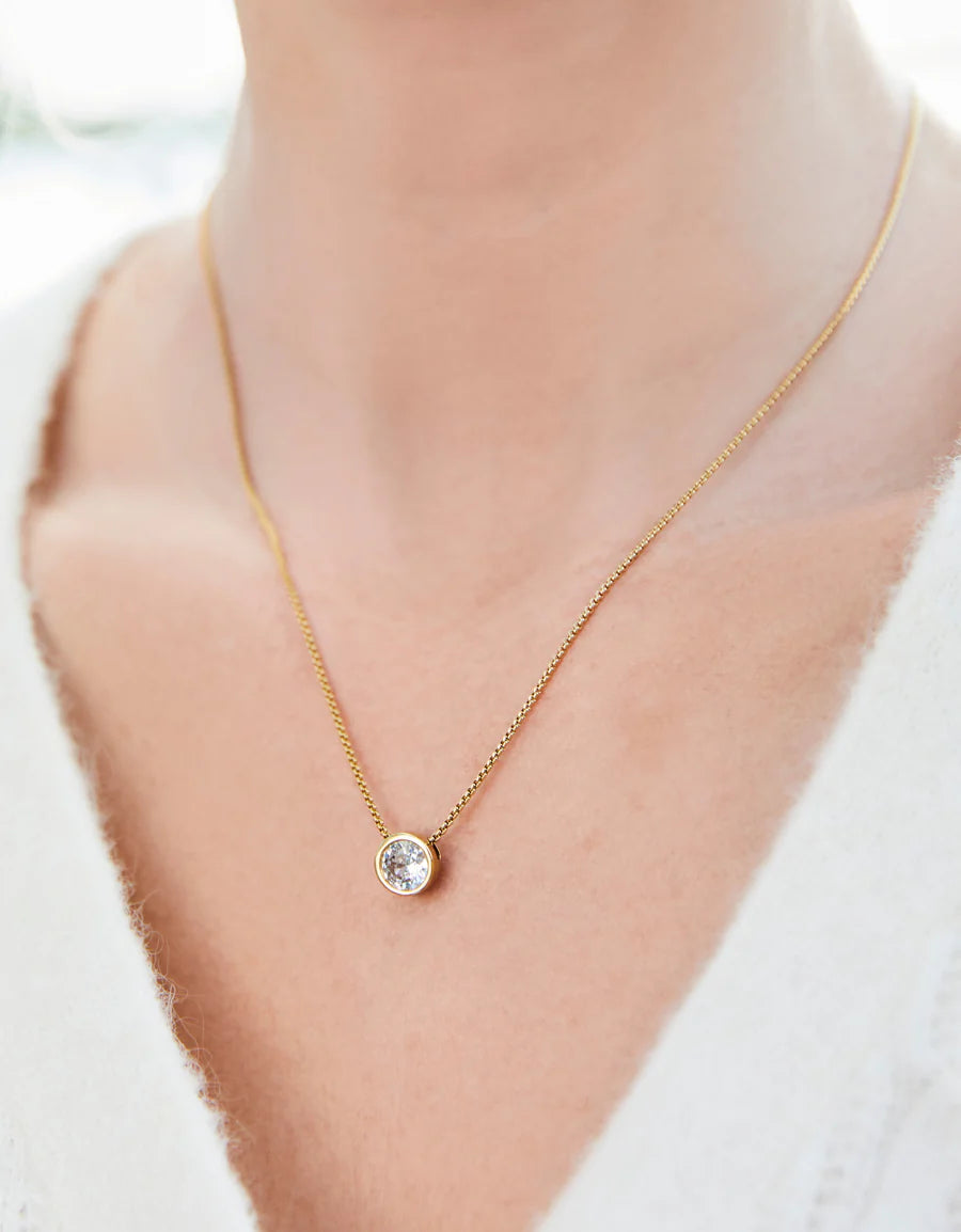 Little Lighthouse Necklace Cubic Zirconia