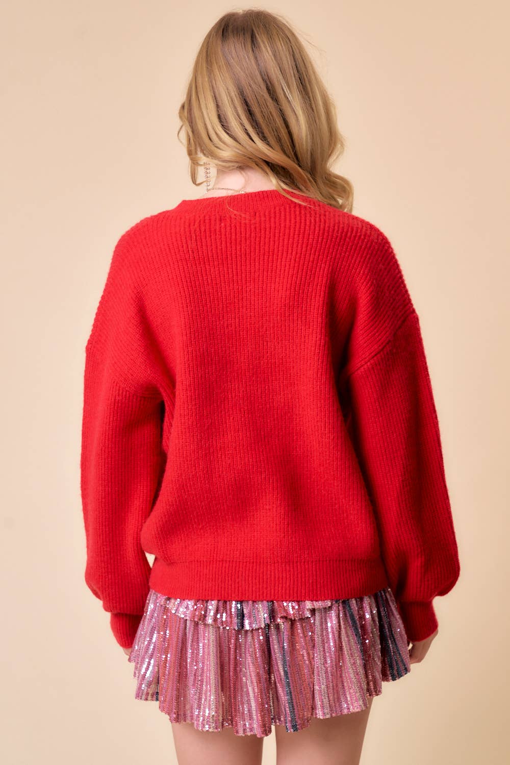 YOU ARE LOVED Sparkle Multi Letter Sweater