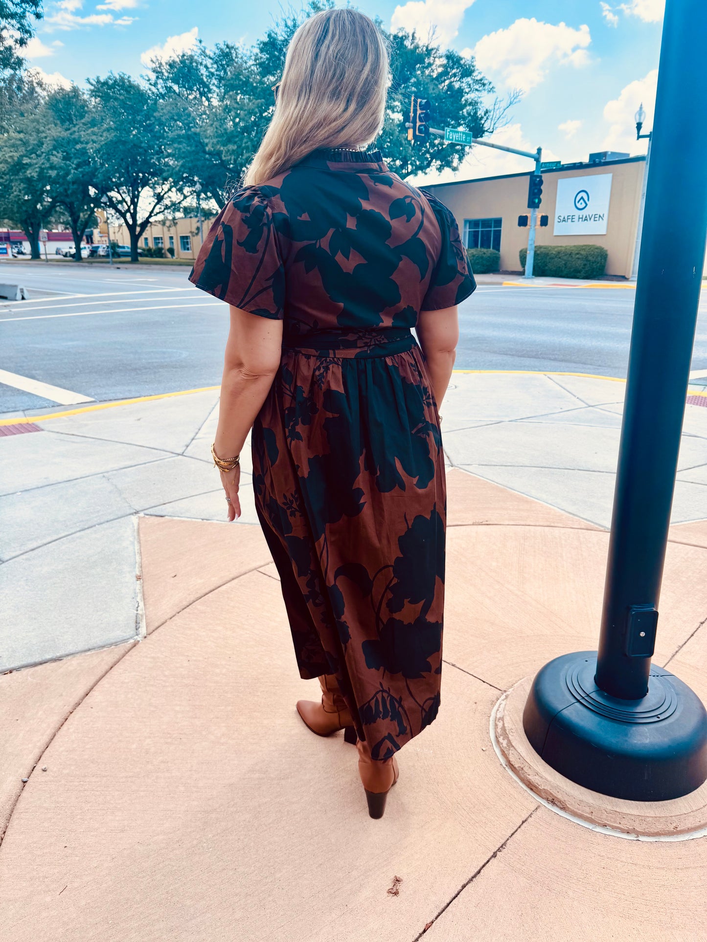 Somerton Floral Midi Dress