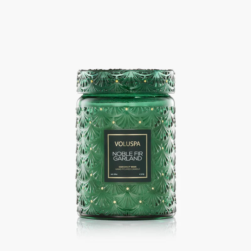 Voluspa Noble Fir Garland 18oz Large Jar
