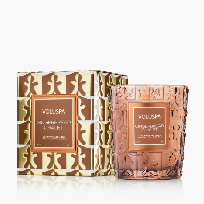 Voluspa Gingerbread Chalet 6.5oz Classic Candle