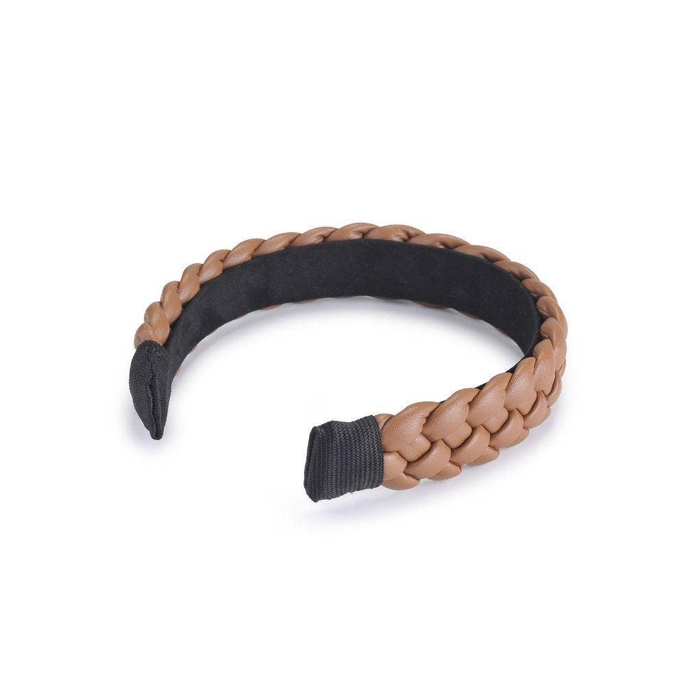 Braided Vegan Leather Headband