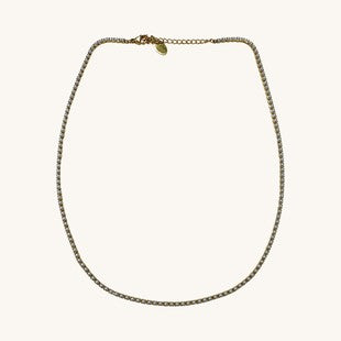 Nikki Smith Gold Pearl Necklace