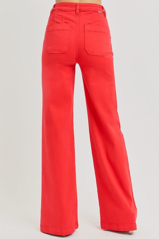 Risen Tummy Control High Rise Wide Pant