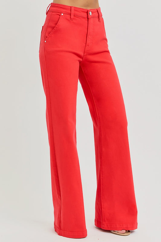 Risen Tummy Control High Rise Wide Pant
