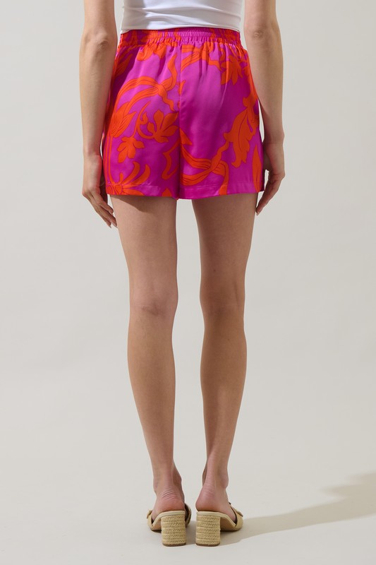 Vallie Floral Smocked Shorts