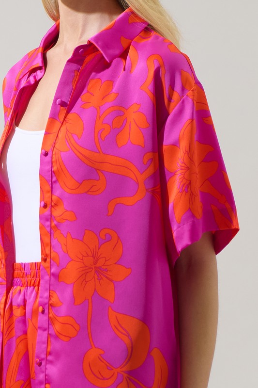 Vallie Floral Button Down Shirt