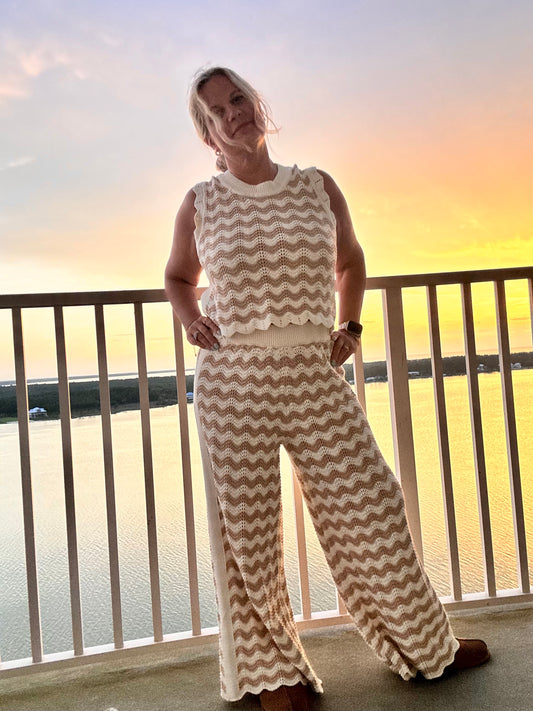 Ruby Crochet Knitted Pants