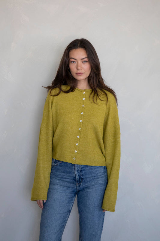 Abby Rose Dijon Piper Cardigan