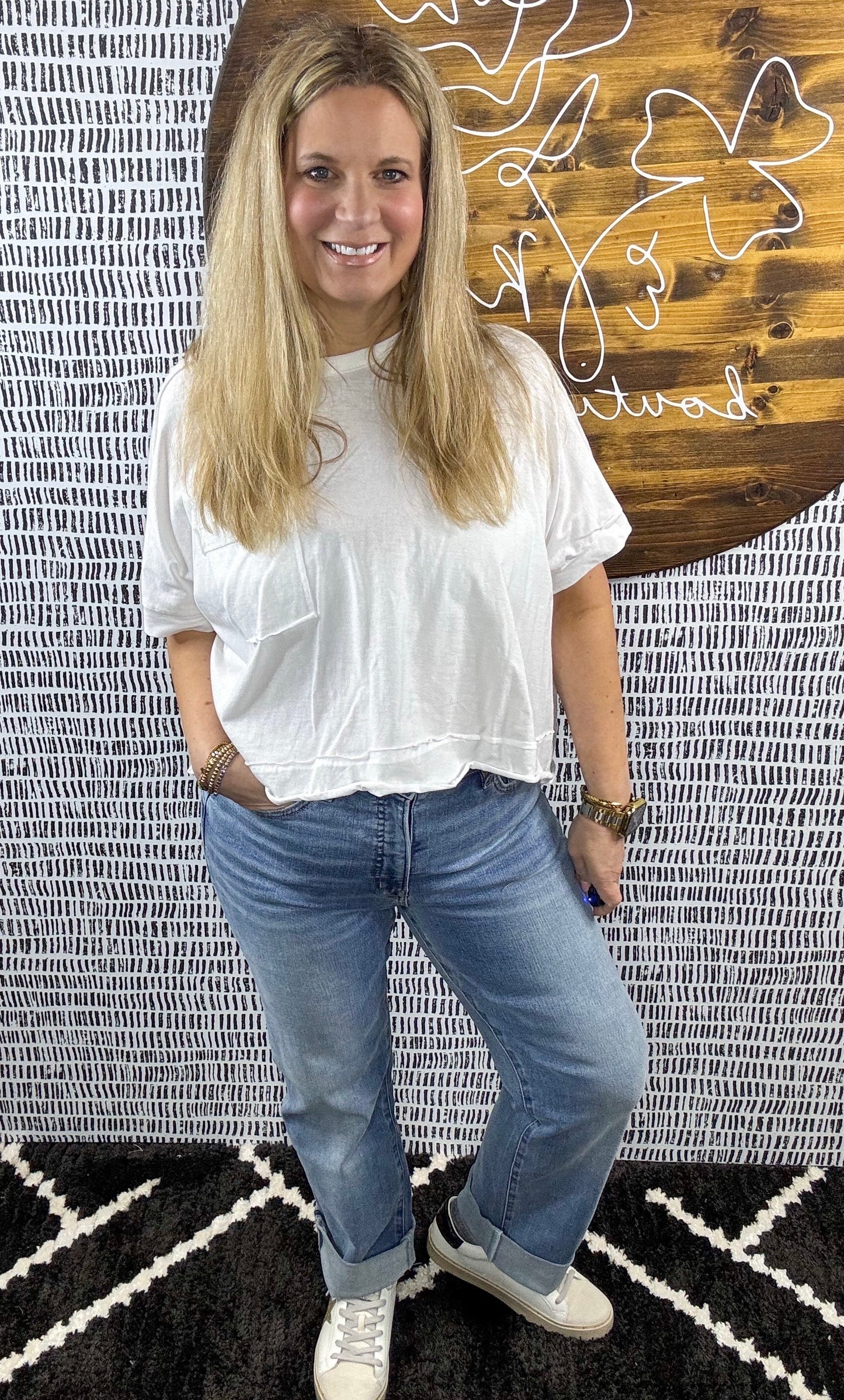 Stilly Cuffed Mica Jeans