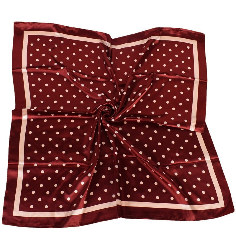Polka Dot Print Bandana Scarf