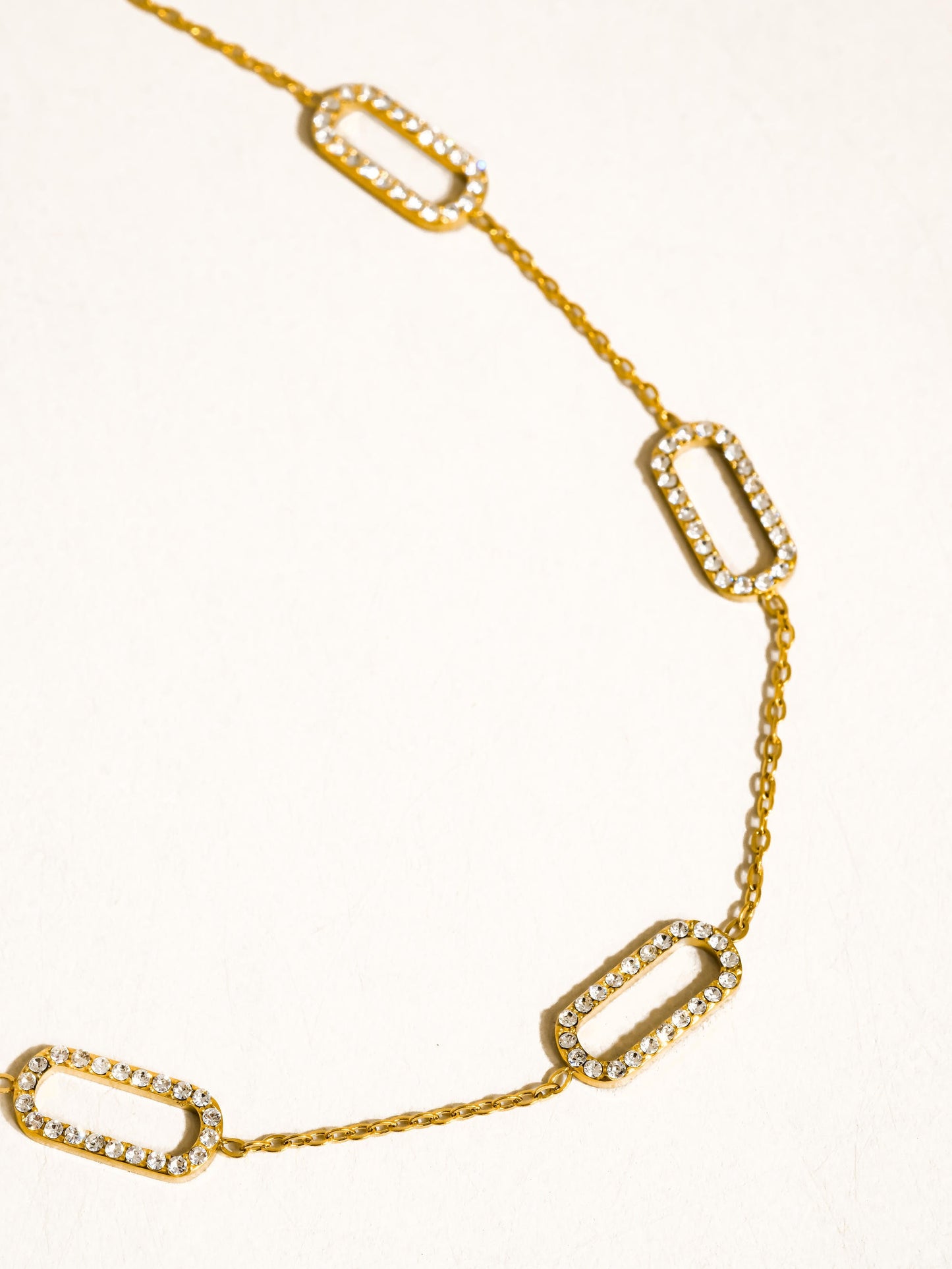 Burnisse Dainty Geometric Necklace