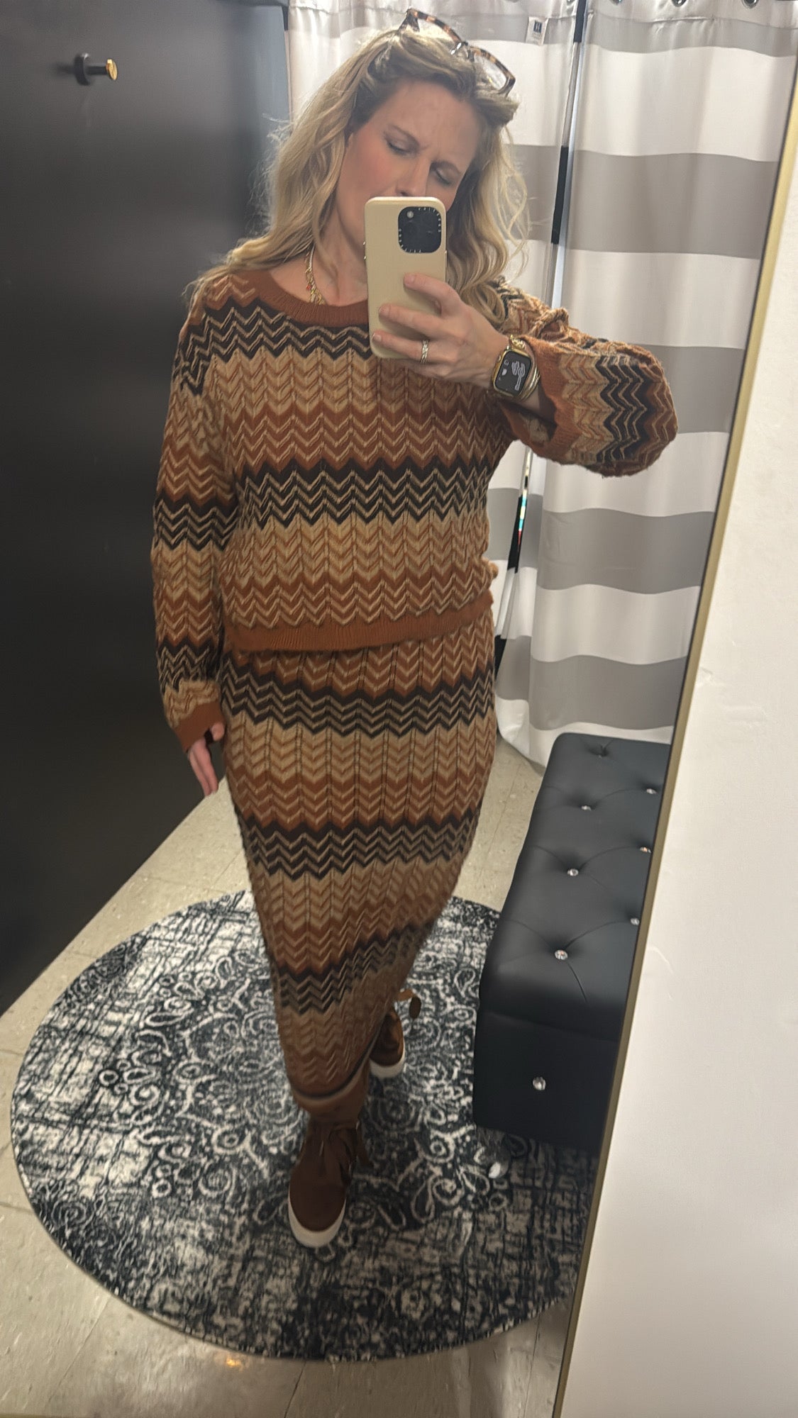 Chevron Sweater Set