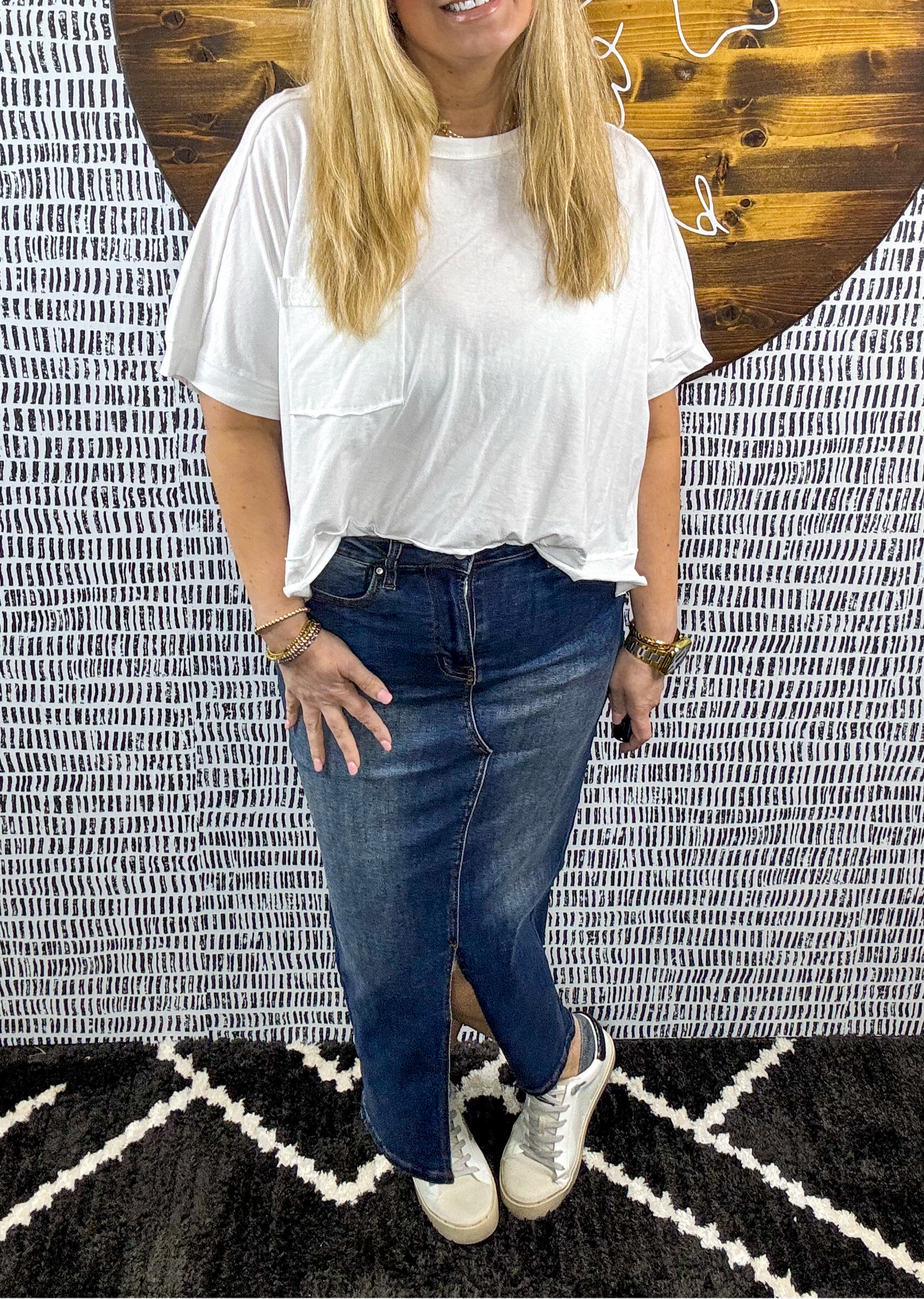 Kailey Mica Denim Skirt