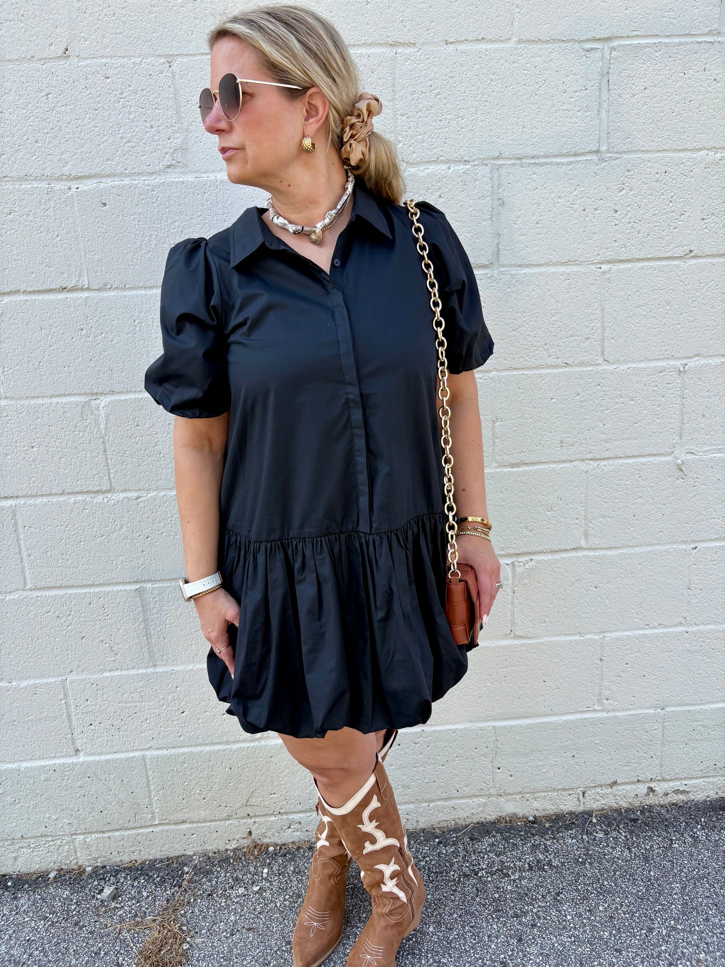 Stacci Bubble Mini Dress