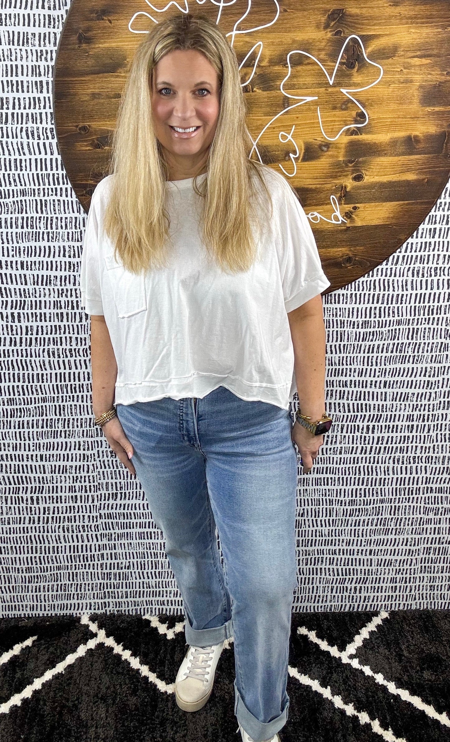 Stilly Cuffed Mica Jeans