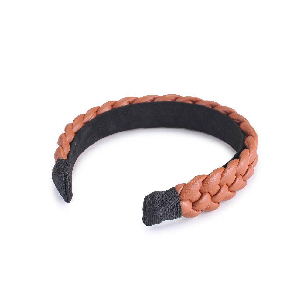 Braided Vegan Leather Headband