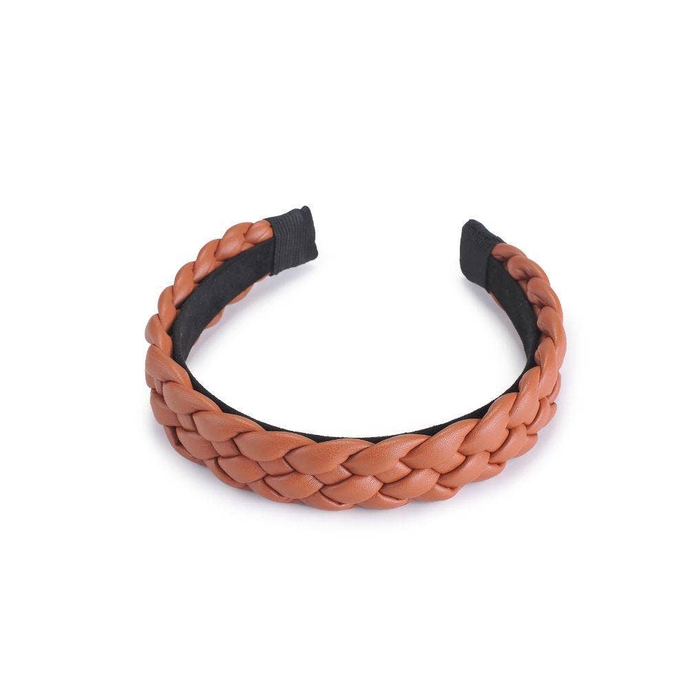 Braided Vegan Leather Headband