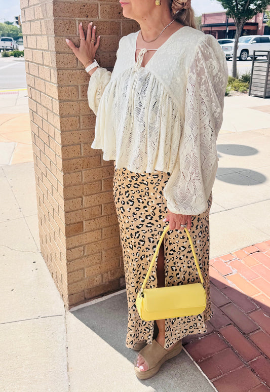 Laker Lace Babydoll Top