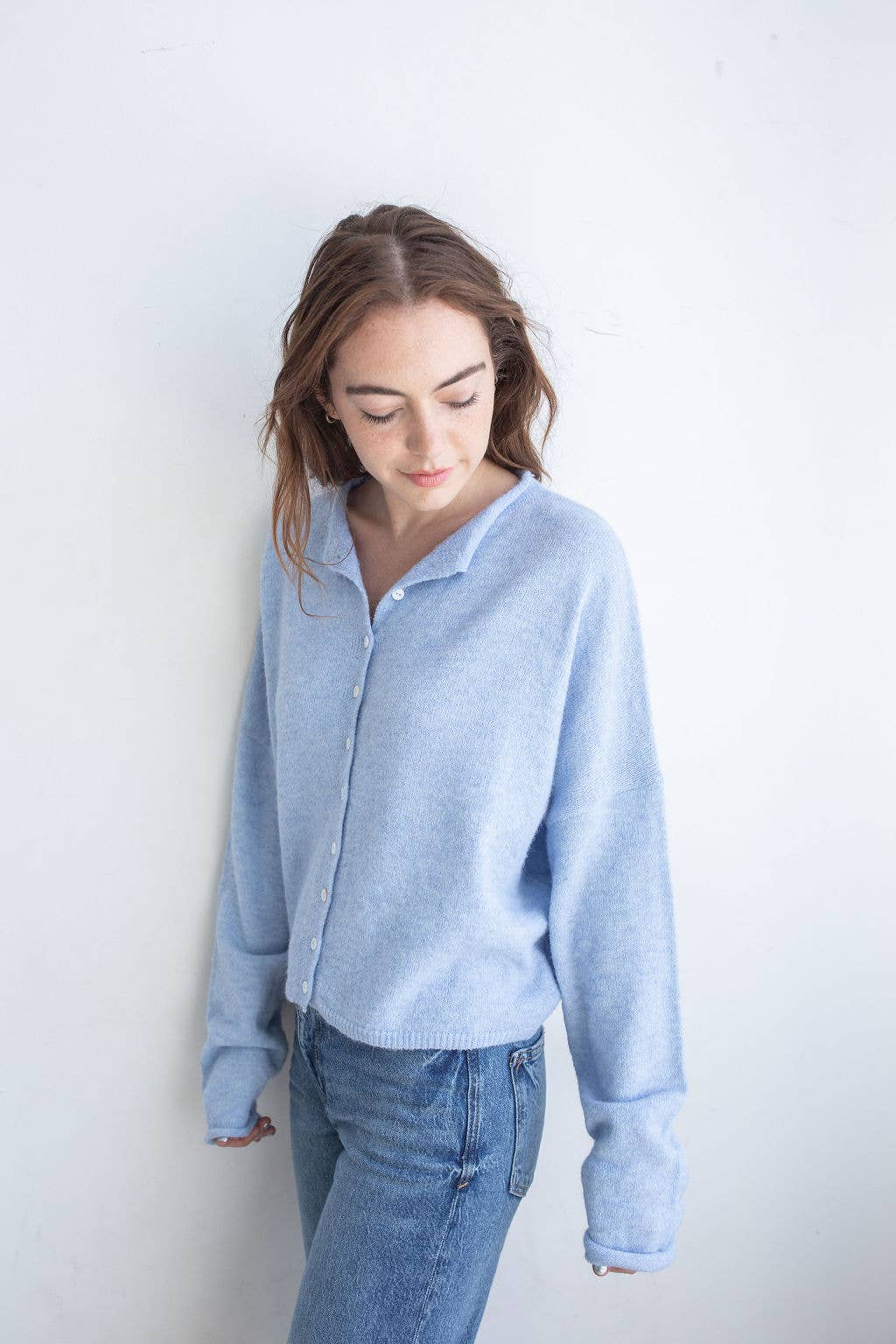 PRE-ORDER* Abby Rose Sky Blue Piper Cardigan