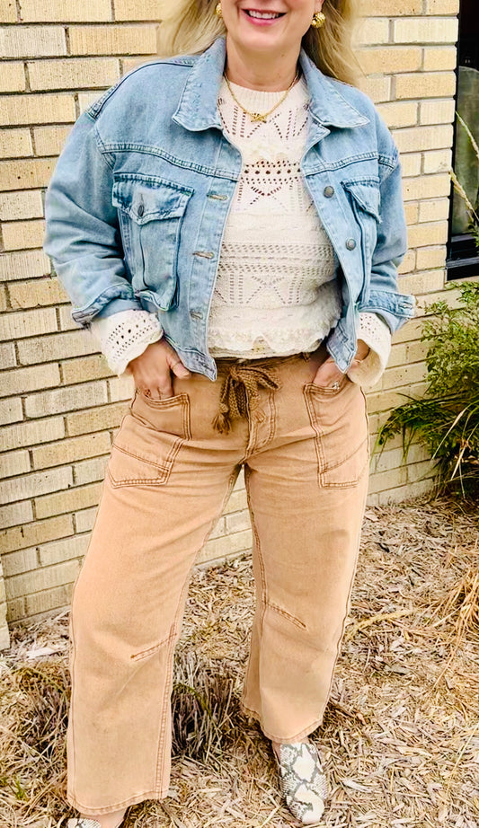 Danni Denim Crop Jacket