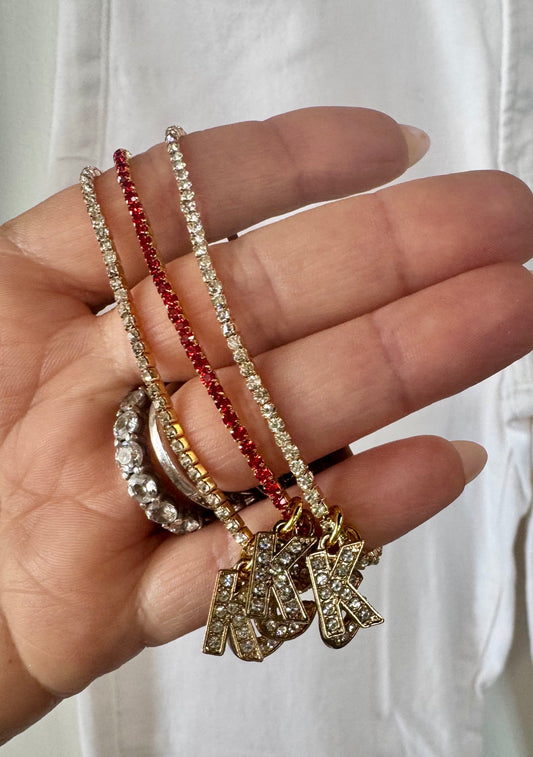 KC Rhinestone Stretch Bracelet