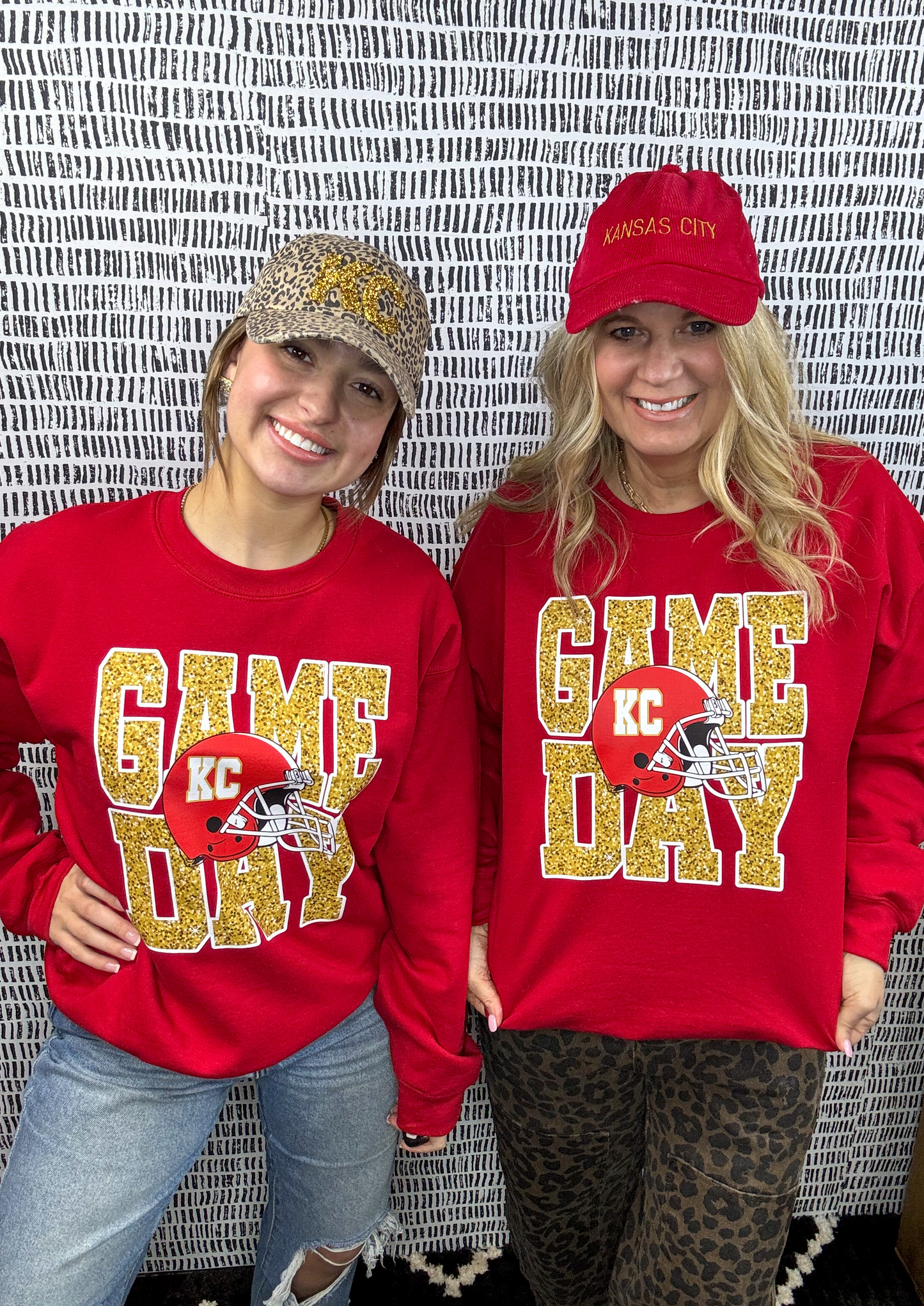 Chiefs Game Day Glitter Sweatshirt
