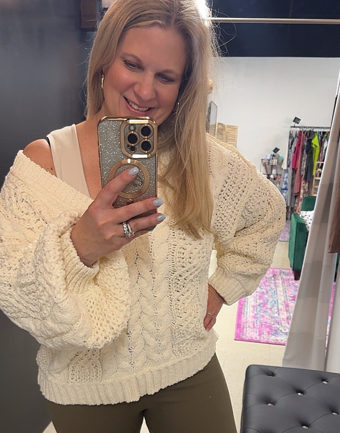 Marshmallow sweater sale