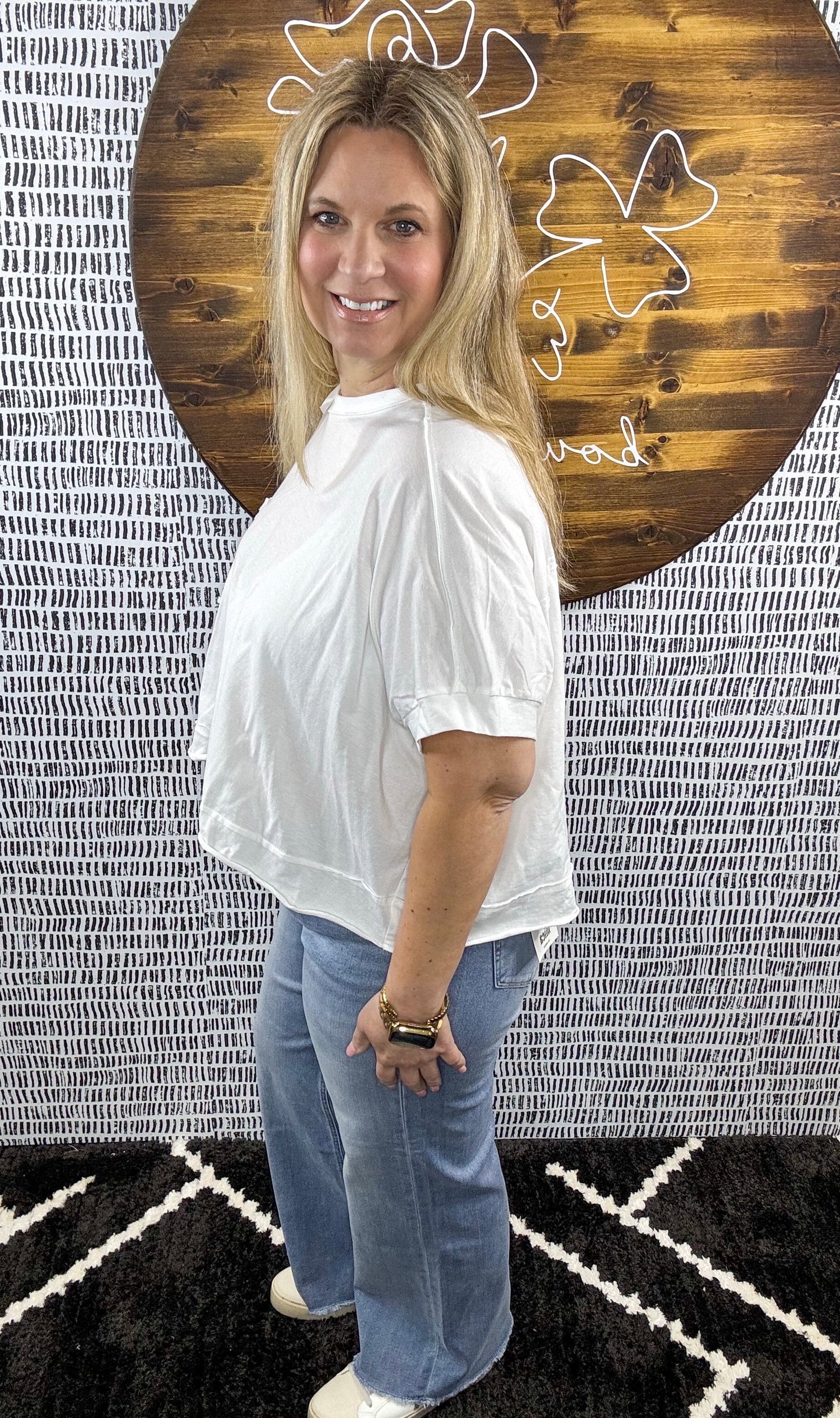 Lolas Super Soft Wide Leg Mica Jeans