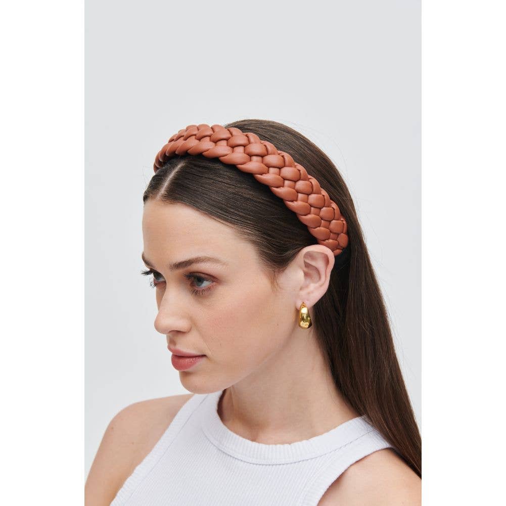 Braided Vegan Leather Headband