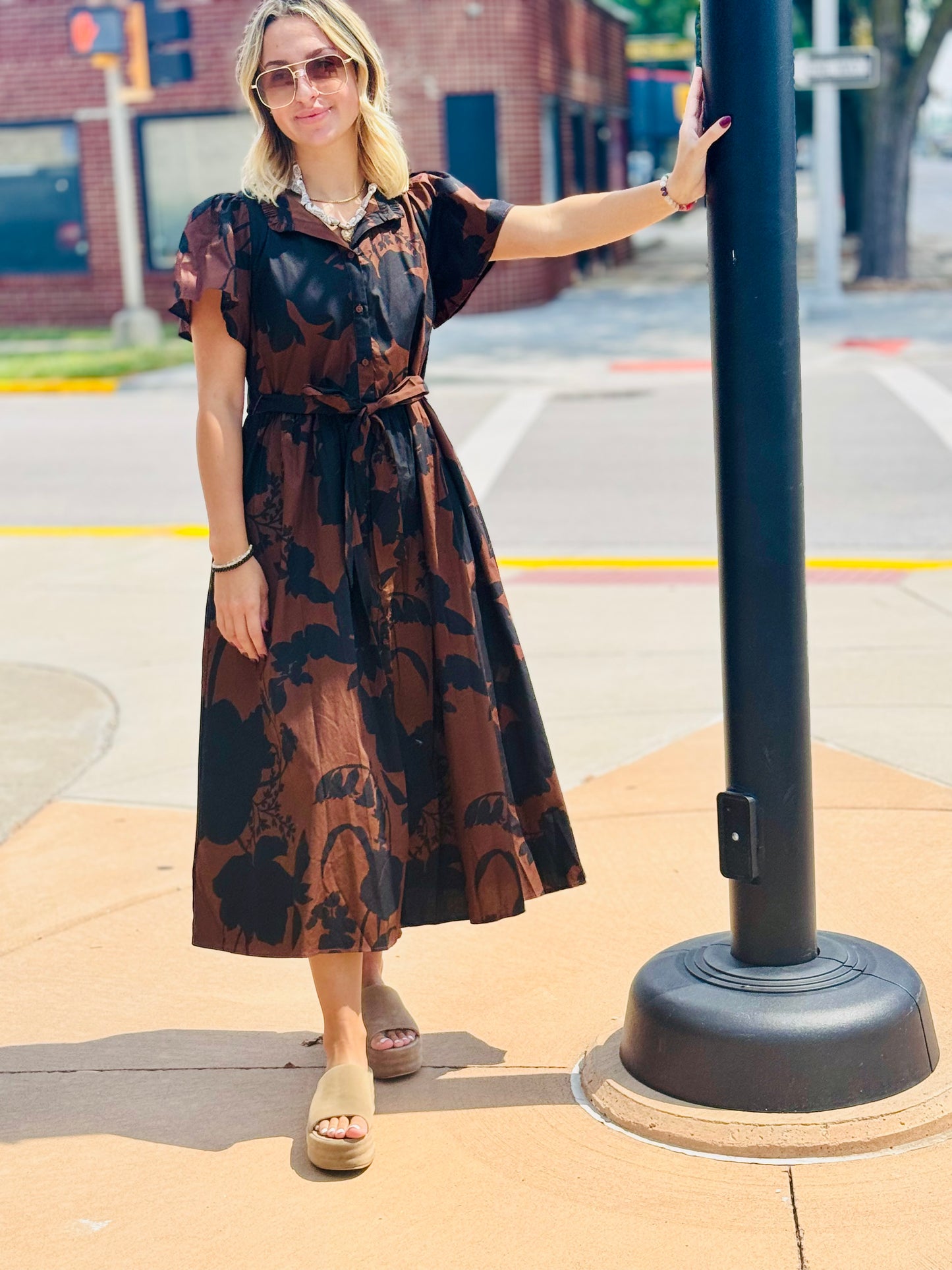 Somerton Floral Midi Dress