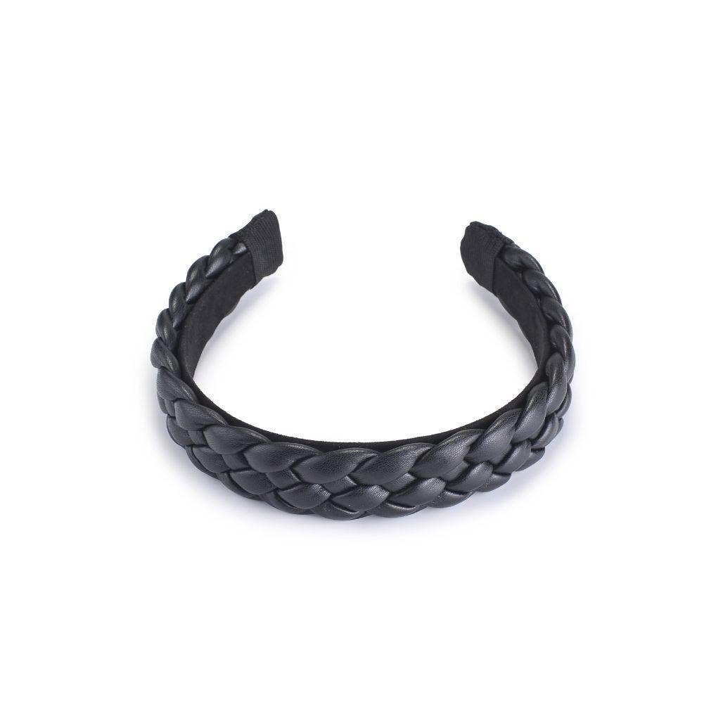 Braided Vegan Leather Headband