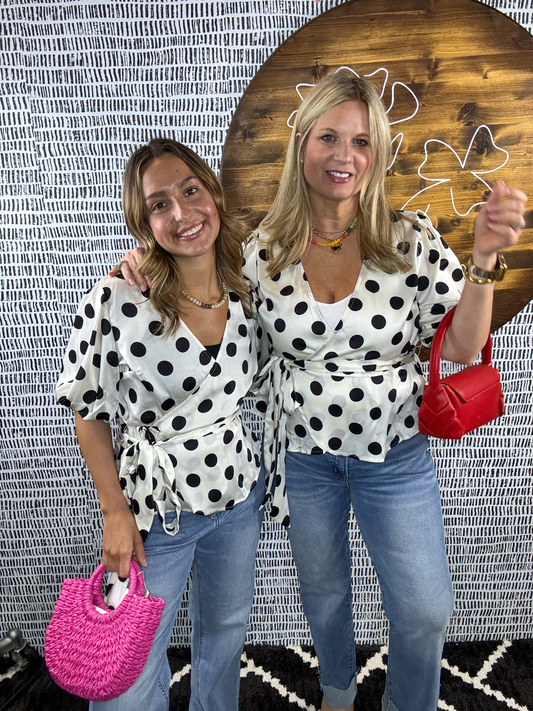 Dotty Polka Dot Blouse