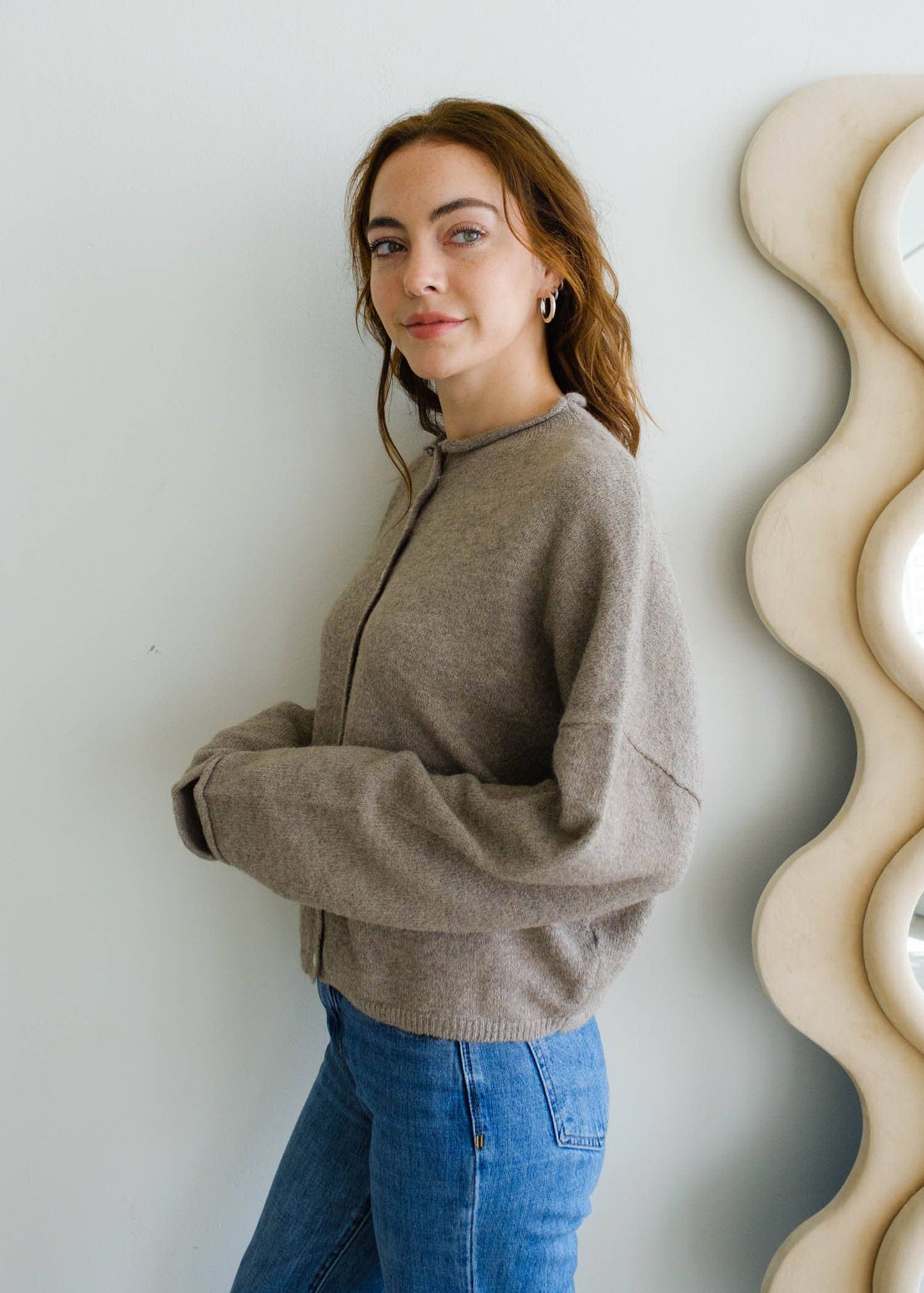 Abby Rose Mocha Piper Cardigan