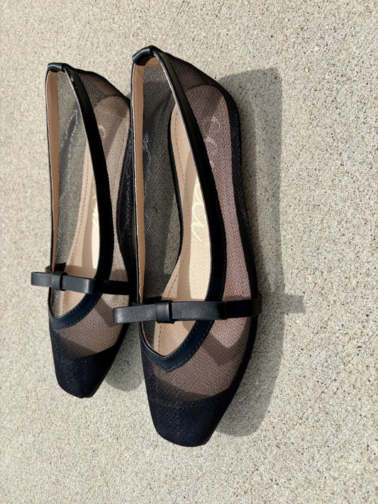 Florence Mesh Upper With A Bow Flat