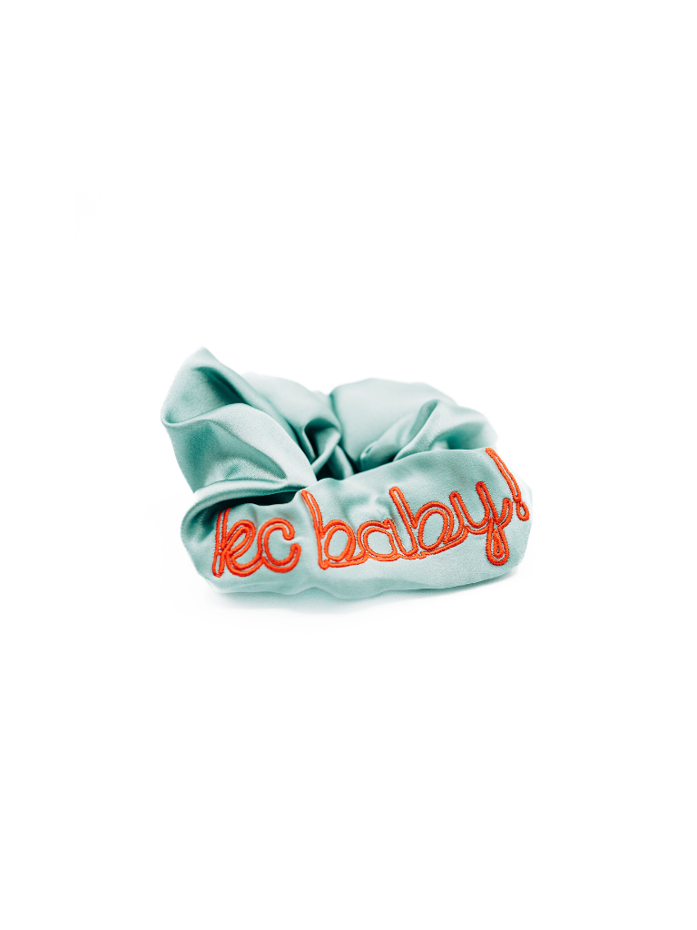 Kansas City Embroidered Scrunchie
