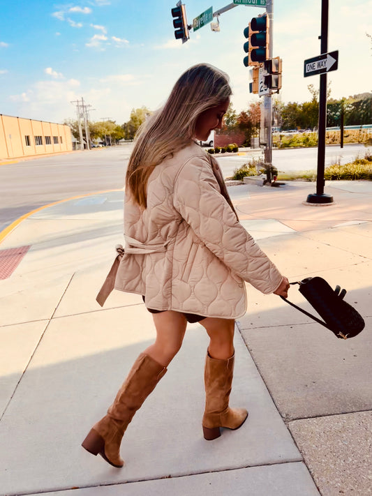 Chic Quilted Puffer Jacket