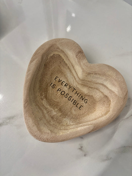 Wood Heart Trinket