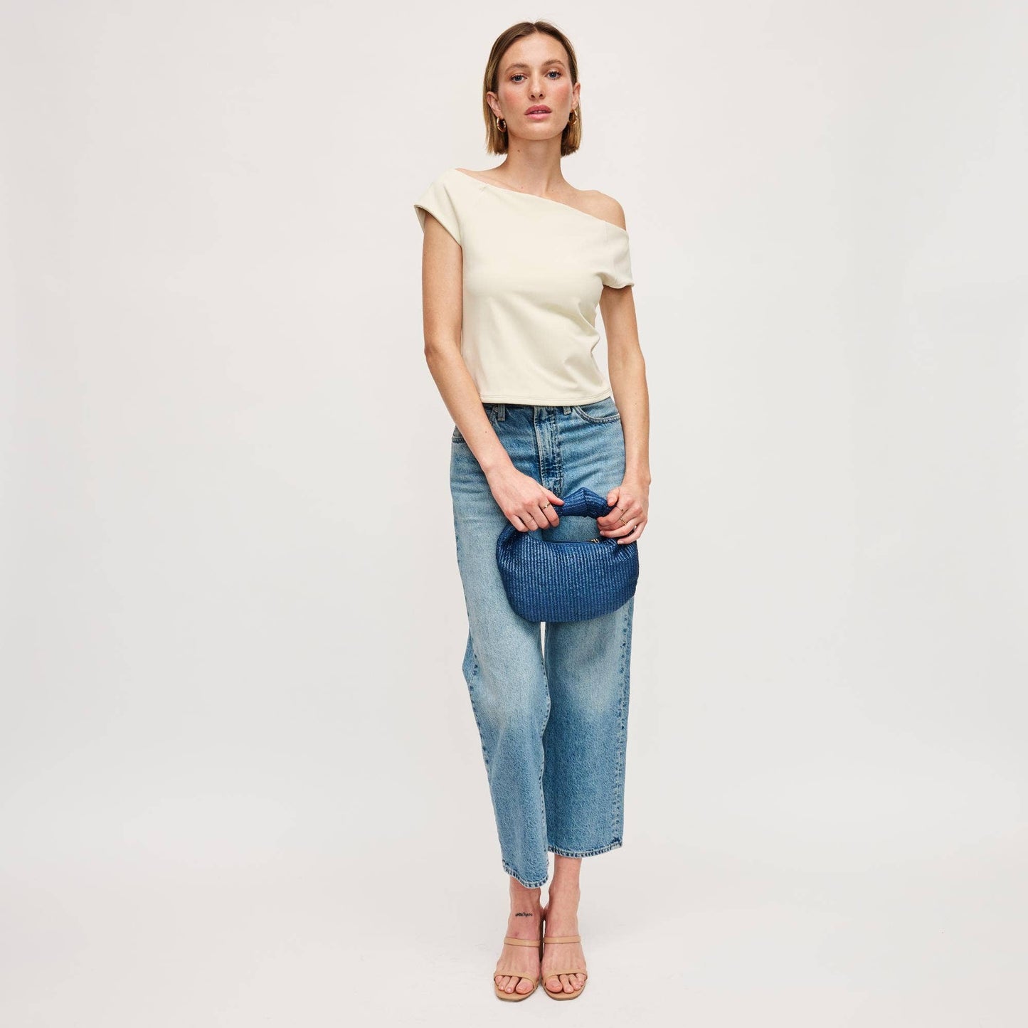 Tracy - Straw Knot Clutch