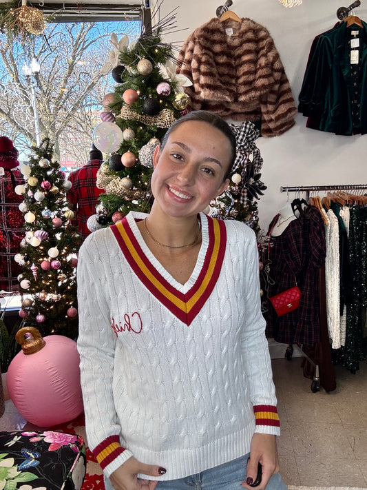 CUSTOM Chiefs Varsity Sweater