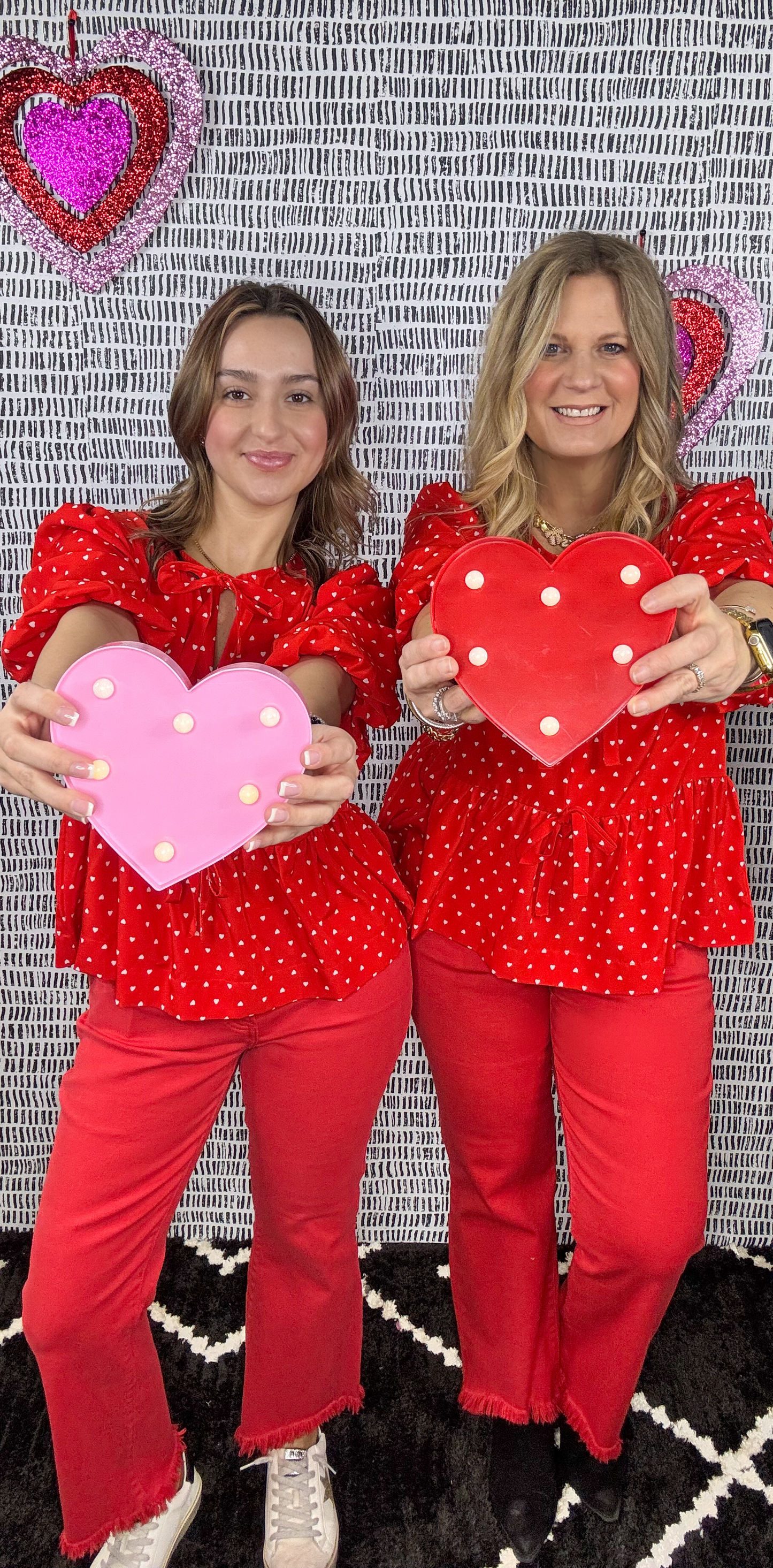 Heart Front Tie Top