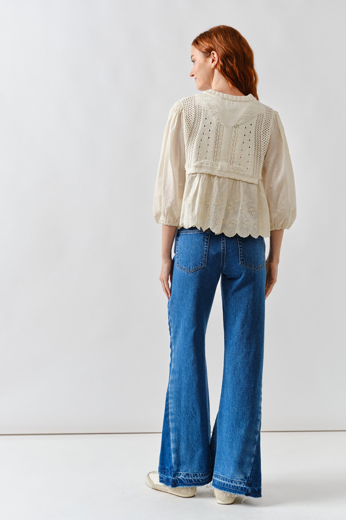 Mason Babydoll Sweater Half Zip