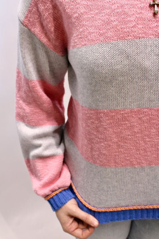 Coastal Horizon Knit Sweater