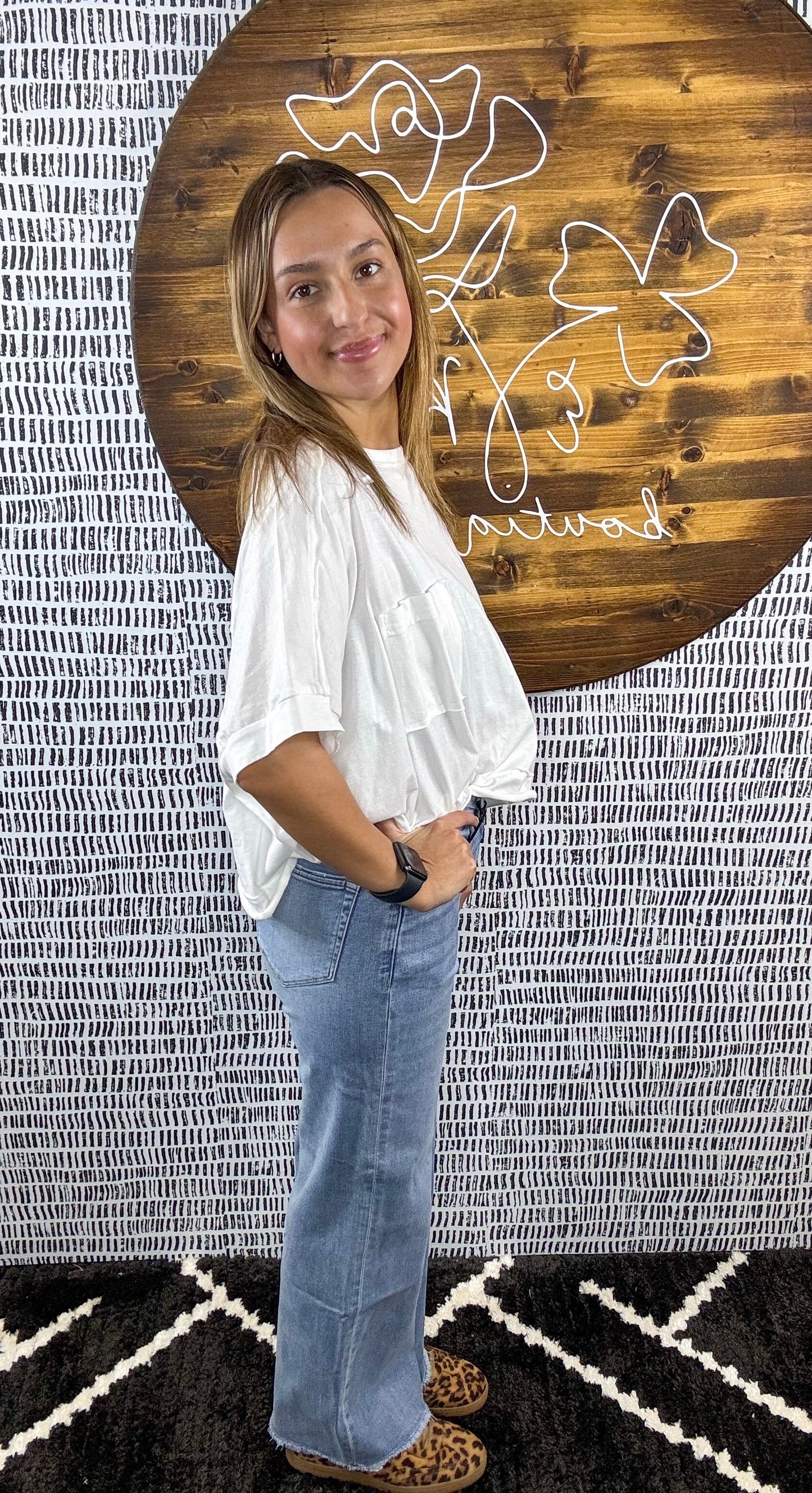 Lolas Super Soft Wide Leg Mica Jeans