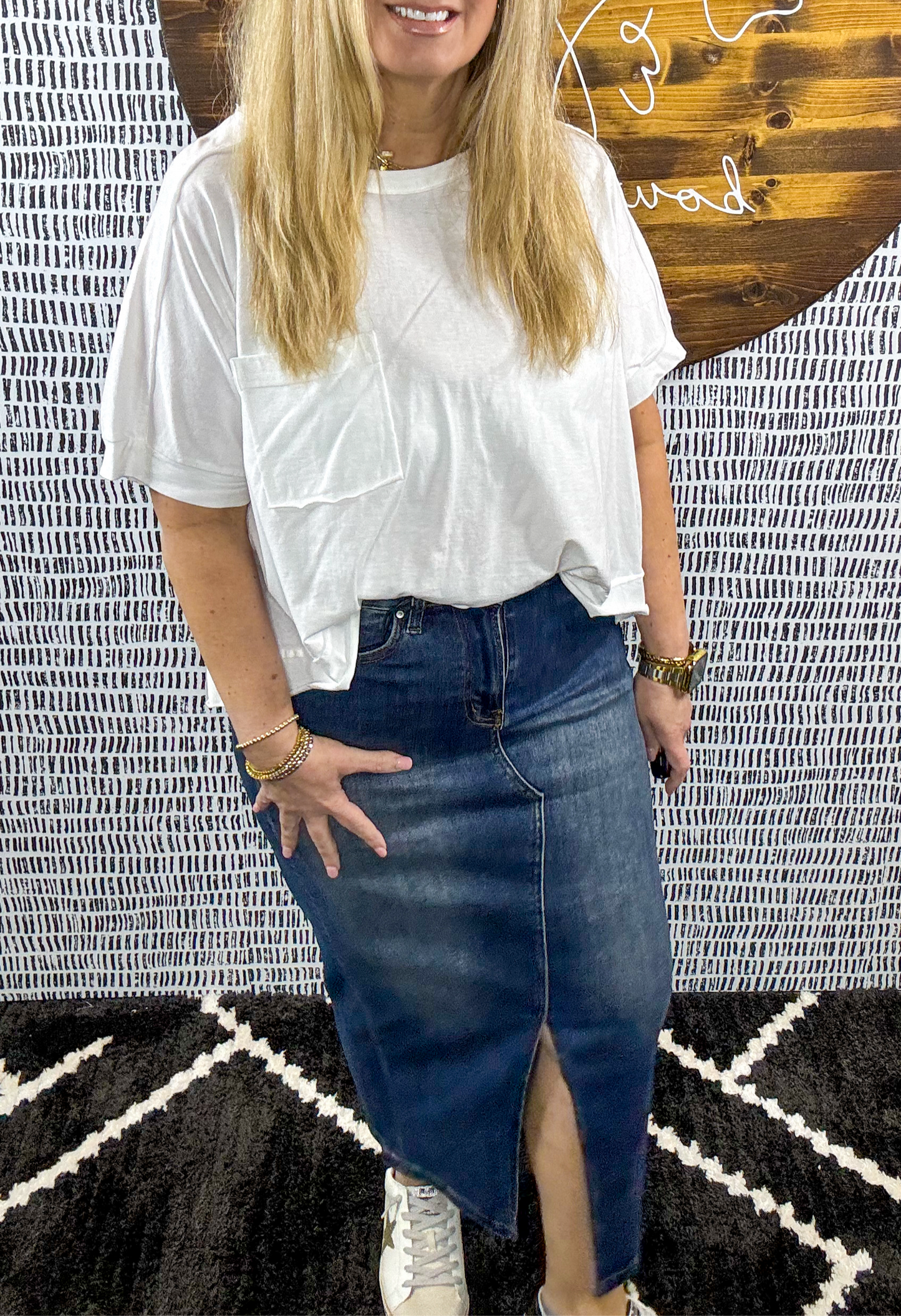 Kailey Mica Denim Skirt
