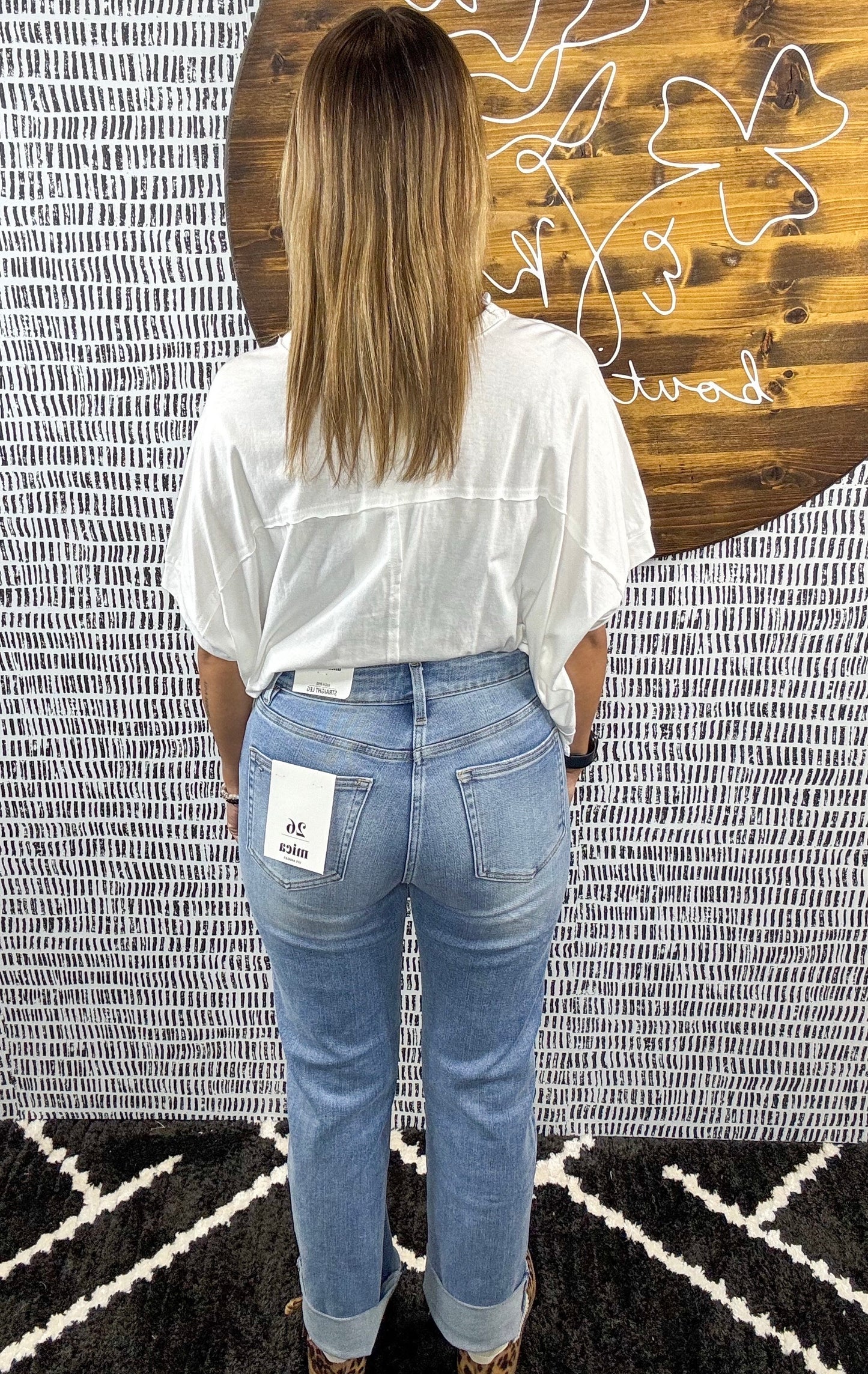 Stilly Cuffed Mica Jeans